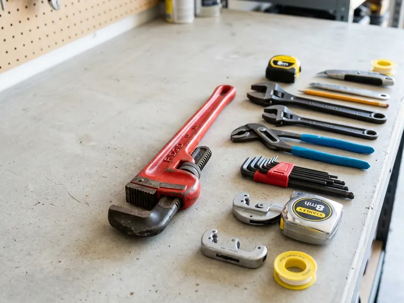 Professional plumbers in La Rue, OH equipped with top-tier tools for residential and commercial plumbing services.